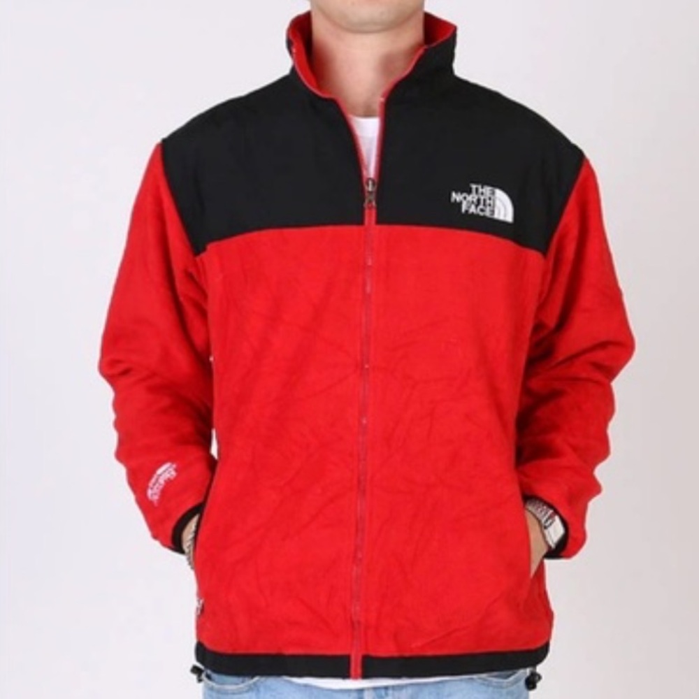 The North Face Summit Series Windstopper Fleece Jacket – Red/Black – XL